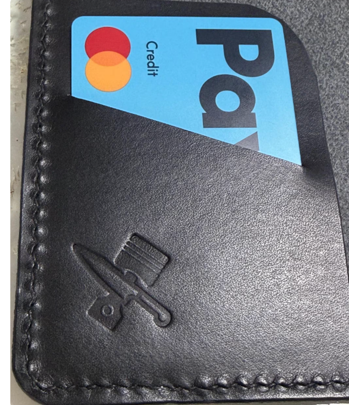 Handmade Leather Passport Holder – Minimalist Travel Wallet, Orange Suede Interior
